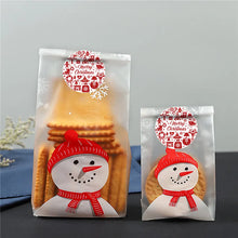 Load image into Gallery viewer, 500Pcs 1.5 Inch Merry Christmas Round Stickers Santa Elk Pattern Envelope Baking Seal Labels Kids XMAS Gifts Packaging Stickers