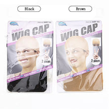 Load image into Gallery viewer, Top Selling Hair Net Mesh Wig Cap Stocking Liner Snood Mesh Stretch Nude Beige Use and Wash Easily Glueless Dome Hairnets Cap