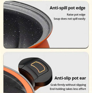 5L Pumpkin Micro Pressure Pot New Home Type Soup Pot Multifunctional Non Stick Pot Gas Stove Universal Soup Pot