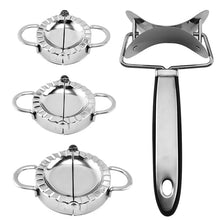 Load image into Gallery viewer, Portable Dumpling Maker Stainless Steel Dumpling Mold Dumplings Maker Empanada Press Mold and Kitchen Dumpling Peeler Mold Tools