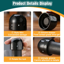 Load image into Gallery viewer, 1/2Pcs Vacuum Red Wine Bottle Cap Stopper Silicone Sealed Champagne Bottle Stopper Reusable Retain Freshness Wine Plug Bar Tools