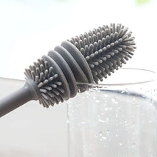 Load image into Gallery viewer, Silicone Cup Brush Cup Scrubber Glass Cleaner  Kitchen Cleaning Tool Long Handle Drink Wineglass Bottle Glass Cup Cleaning Brush