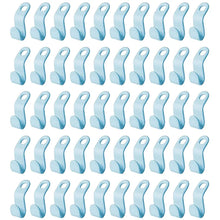 Load image into Gallery viewer, 5/10/20pcs Mini Clothes Hanger for Closet Connector Hooks Cascading Plastic Wardrobe Coat Organizer Rack Holder Space Saving
