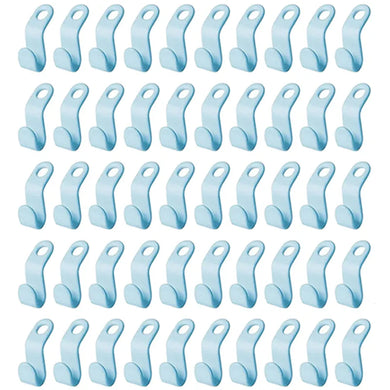 5/10/20pcs Mini Clothes Hanger for Closet Connector Hooks Cascading Plastic Wardrobe Coat Organizer Rack Holder Space Saving