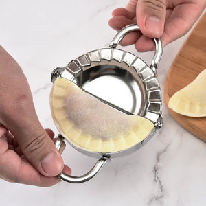 Portable Dumpling Maker Stainless Steel Dumpling Mold Dumplings Maker Empanada Press Mold and Kitchen Dumpling Peeler Mold Tools