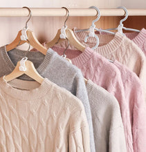 Load image into Gallery viewer, 5/10/20pcs Mini Clothes Hanger for Closet Connector Hooks Cascading Plastic Wardrobe Coat Organizer Rack Holder Space Saving