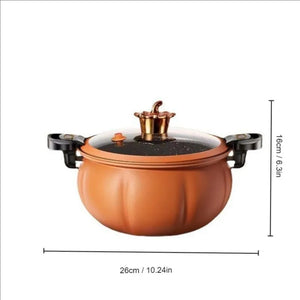 5L Pumpkin Micro Pressure Pot New Home Type Soup Pot Multifunctional Non Stick Pot Gas Stove Universal Soup Pot