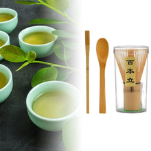 Load image into Gallery viewer, Matcha Whisk Set Multifunction Handmade Starter Kit Utensil for Ceremonial