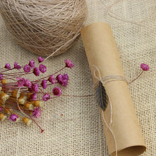 Load image into Gallery viewer, 100M Natural Jute Burlap Braided String Cords Rope DIY Scrapbooking Crafts Decor Christmas Wedding Party Gift Wrapping Thread