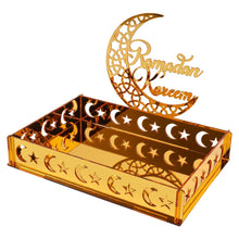 Load image into Gallery viewer, Ramadan Tray Table Centerpieces Plate Acrylic Ramadans Eid Mubarak Decorations for Home 2024 Islam Muslim Festival Party Gifts