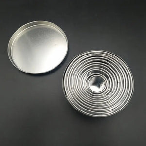 11pcs/set Fruit Cookie Cutter Mold Round Shape Box Design Mini Stainless Steel Mould Biscuit Fondant Cake DIY Decorating Tools