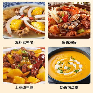 5L Pumpkin Micro Pressure Pot New Home Type Soup Pot Multifunctional Non Stick Pot Gas Stove Universal Soup Pot