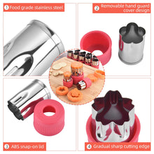 Load image into Gallery viewer, 3/6/9/12Pcs Vegetables Cutter Flower Animal Cartoon Shape Mold Fruit Cake Cookie Cutting Mold Kitchenware Kids Food Baking Tools