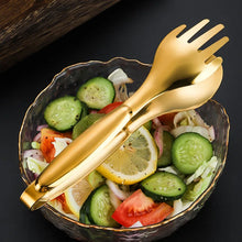Load image into Gallery viewer, Non-Slip Stainless Steel Food Tongs Meat Salad Bread Serving Tongs For Barbecue Kitchen Accessories Cooking Utensils