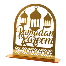 Load image into Gallery viewer, Ramadan Tray Table Centerpieces Plate Acrylic Ramadans Eid Mubarak Decorations for Home 2024 Islam Muslim Festival Party Gifts