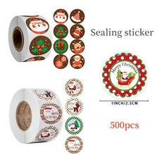 Load image into Gallery viewer, 50/100pcs Snowflake Christmas Tree Gift Bags Merry Christmas Baking Packaging Bag Candy Boxes Xmas Decorations for Home Navidad