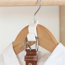 Load image into Gallery viewer, 5/10/20pcs Mini Clothes Hanger for Closet Connector Hooks Cascading Plastic Wardrobe Coat Organizer Rack Holder Space Saving