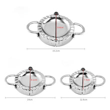 Load image into Gallery viewer, Portable Dumpling Maker Stainless Steel Dumpling Mold Dumplings Maker Empanada Press Mold and Kitchen Dumpling Peeler Mold Tools
