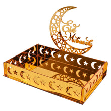 Load image into Gallery viewer, Ramadan Tray Table Centerpieces Plate Acrylic Ramadans Eid Mubarak Decorations for Home 2024 Islam Muslim Festival Party Gifts