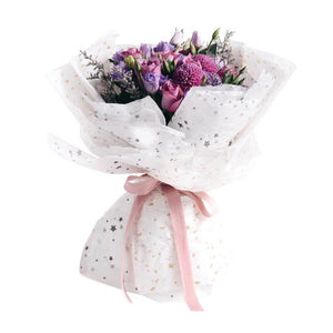 REM 28pcs 50cm*70cm Dot Print Tissue Papers Flower Wrapping Papers Gift Packaging Craft Paper