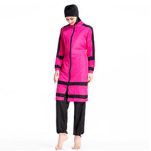 Load image into Gallery viewer, Women Modern Muslim Swimwear Full Hooded Burkinis Sun Protection