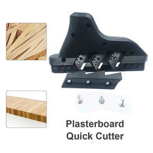 Load image into Gallery viewer, 1PC Plasterboard Edger Gypsum Board Cutting Tool Hand Plane Drywall Artifact Tool Woodworking Triple-Blade Edge Planer