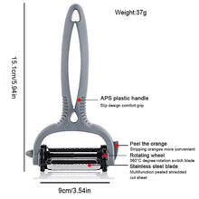 Load image into Gallery viewer, Multifunctional 360 Degree Rotary Vegetable Peeler Cabbage Grater Potato Slicer Cutter Fruit Knife Kitchen Gadget