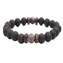 Load image into Gallery viewer, Men Women Natural Stone Volcanic Rocks Beads Yoga Bracelet Bangle Jewelry Gift