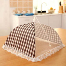 Load image into Gallery viewer, 33CM Food Cover Grid Food Table Dish Cover Barbecue Picnic Folded Kitchenware Cooking Meal Mesh Food Covers