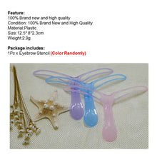 Load image into Gallery viewer, 1PC Professional Eyebrow Shaper Stencils Template Grooming Makeup Tool