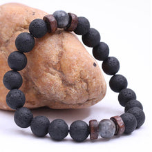 Load image into Gallery viewer, Men Women Natural Stone Volcanic Rocks Beads Yoga Bracelet Bangle Jewelry Gift