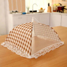 Load image into Gallery viewer, 33CM Food Cover Grid Food Table Dish Cover Barbecue Picnic Folded Kitchenware Cooking Meal Mesh Food Covers