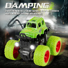 Load image into Gallery viewer, New Mini Inertial Vehicle Four-Wheel-Drive Plastic Children Toy Car Pull Back Stunt Car