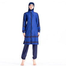 Load image into Gallery viewer, Women Modern Muslim Swimwear Full Hooded Burkinis Sun Protection