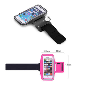Universal Outdoor Sports, Gym, Running Phone Holder Armband Case for Samsung, Huawei, iPhone devices