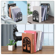 Load image into Gallery viewer, (US) 1 Pair Tree of Life Metal Bookend Non-Slip Book Stopper for Office Home Decoration