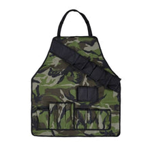 Load image into Gallery viewer, Waterproof Camouflage Apron Multifunction BBQ Grill Condiment Holder Multi-pockets