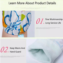 Load image into Gallery viewer, 1xPair Velvet Rubber Long Warm Gloves for Home Kitchen Dish Winter Washing Cleaning