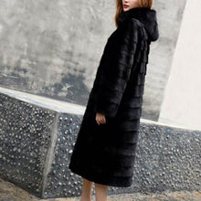 Load image into Gallery viewer, Luxury Long Customize Plus Size Genuine Rabbit Real Fur Coat Jacket for Women