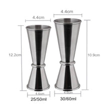 Load image into Gallery viewer, 304 Stainless Steel Copper Gold Double Jigger Japanese Design Cocktail Measuring Cup