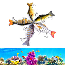 Load image into Gallery viewer, Wobblers Pike Fishing Lures Artificial Multi Jointed Sections Artificial Hard Bait