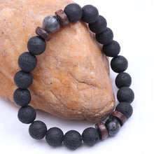 Load image into Gallery viewer, Men Women Natural Stone Volcanic Rocks Beads Yoga Bracelet Bangle Jewelry Gift