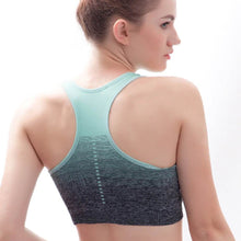 Load image into Gallery viewer, REM Gradient High Stretch Sports Bras, Women Quick Dry Padded Sports Top for Fitness Yoga