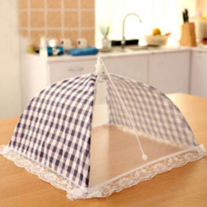 33CM Food Cover Grid Food Table Dish Cover Barbecue Picnic Folded Kitchenware Cooking Meal Mesh Food Covers