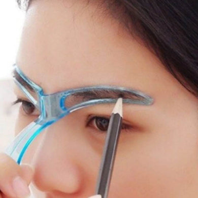 1PC Professional Eyebrow Shaper Stencils Template Grooming Makeup Tool