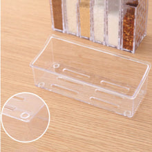 Load image into Gallery viewer, 6pcs/set Acrylic Transparent Spice Jar Colorful Lid Seasoning Box Salt Condiment Storage Containers