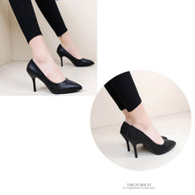Load image into Gallery viewer, Professional Simple Comfort Black Work Shoes Leather Sexy