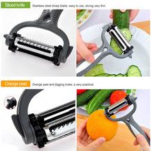 Load image into Gallery viewer, Multifunctional 360 Degree Rotary Vegetable Peeler Cabbage Grater Potato Slicer Cutter Fruit Knife Kitchen Gadget