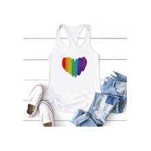 Load image into Gallery viewer, (FR) Colorful Heart Printed Tank Tops Casual Harajuku Tops for Women Ladies Sleeveless Vest Valentine Day Gift