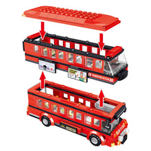 Load image into Gallery viewer, 398PCS Red Double Decker Bus Building Blocks Toys for Kids